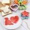 12 Pieces Sandwich Cookie Cutters Set, Dinosaur,Heart,Star,Mouse,Sandwich Knife Cookie Knife Vegetable Cutter Food Grade Cookie Mould.